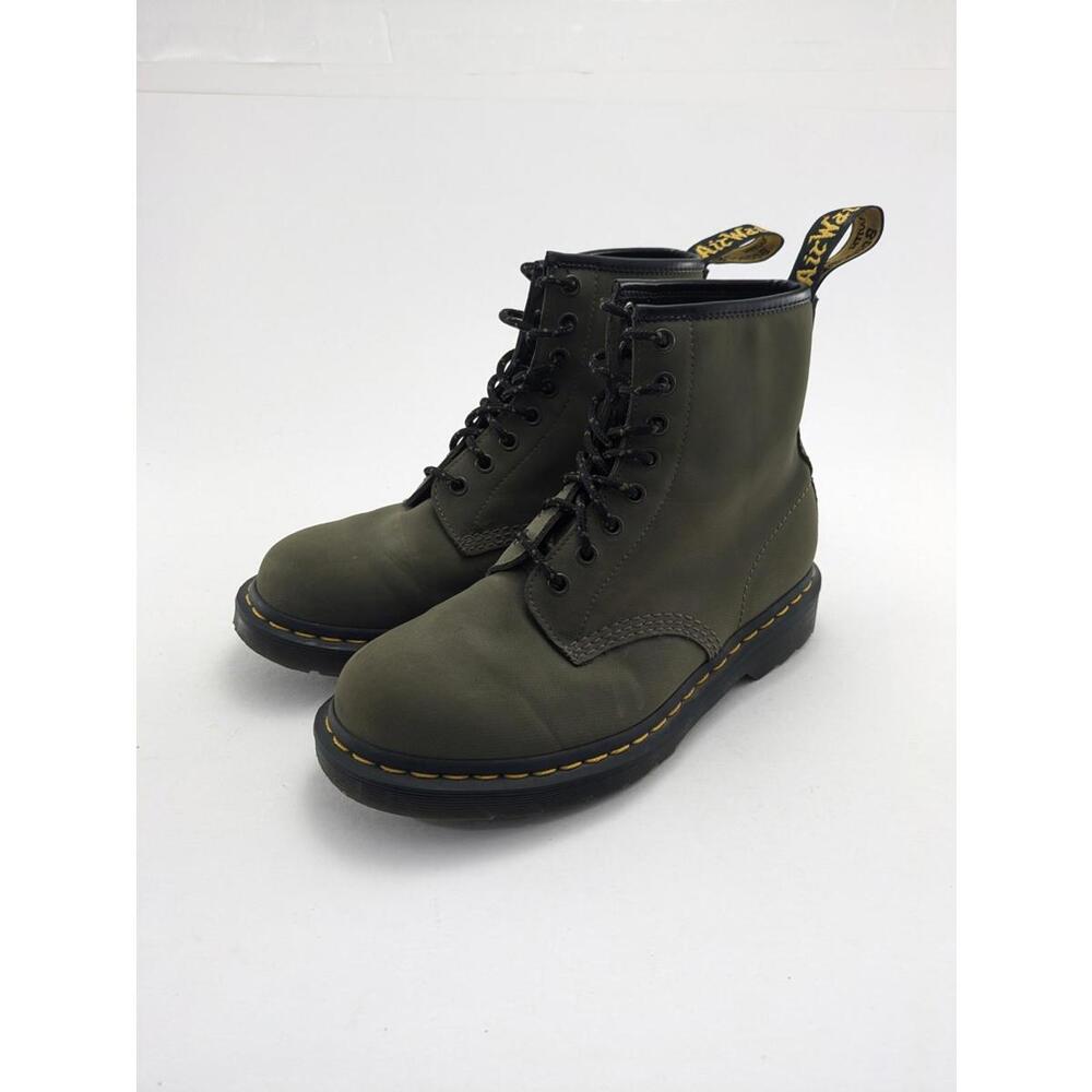 Unisex Dr. Martens Doc The Original Green Leather Boots 23923 Size 7.5M 8.5W - Picture 5 of 7